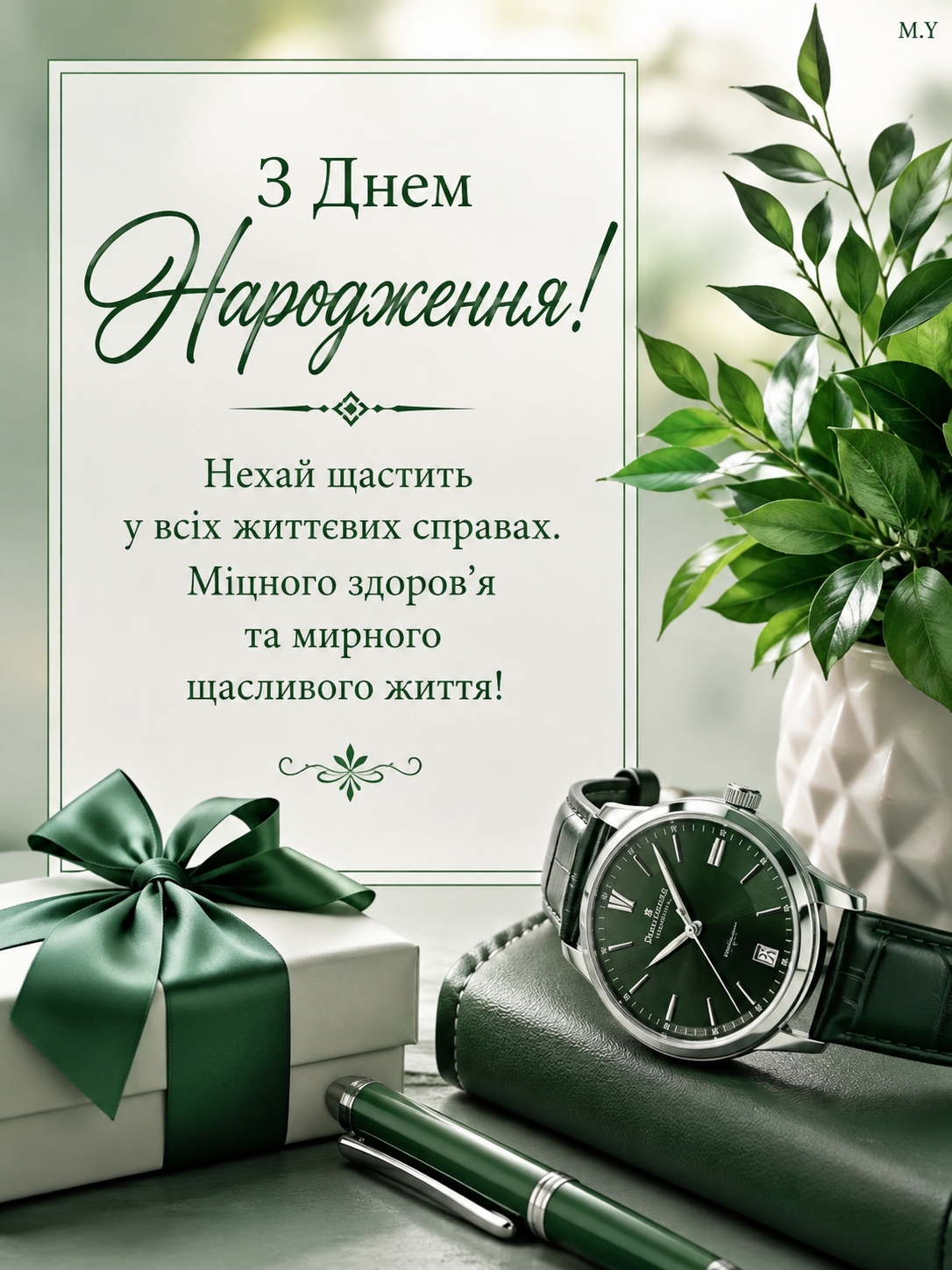Привітальна картинка з днем народження — з побажаннями радості, для друзів і знайомих Привітальна картинка з днем народження — з побажаннями радості, для друзів і знайомих